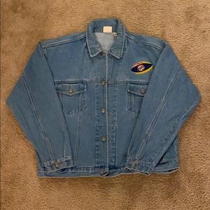 Denim Jacket with Miller lite patch